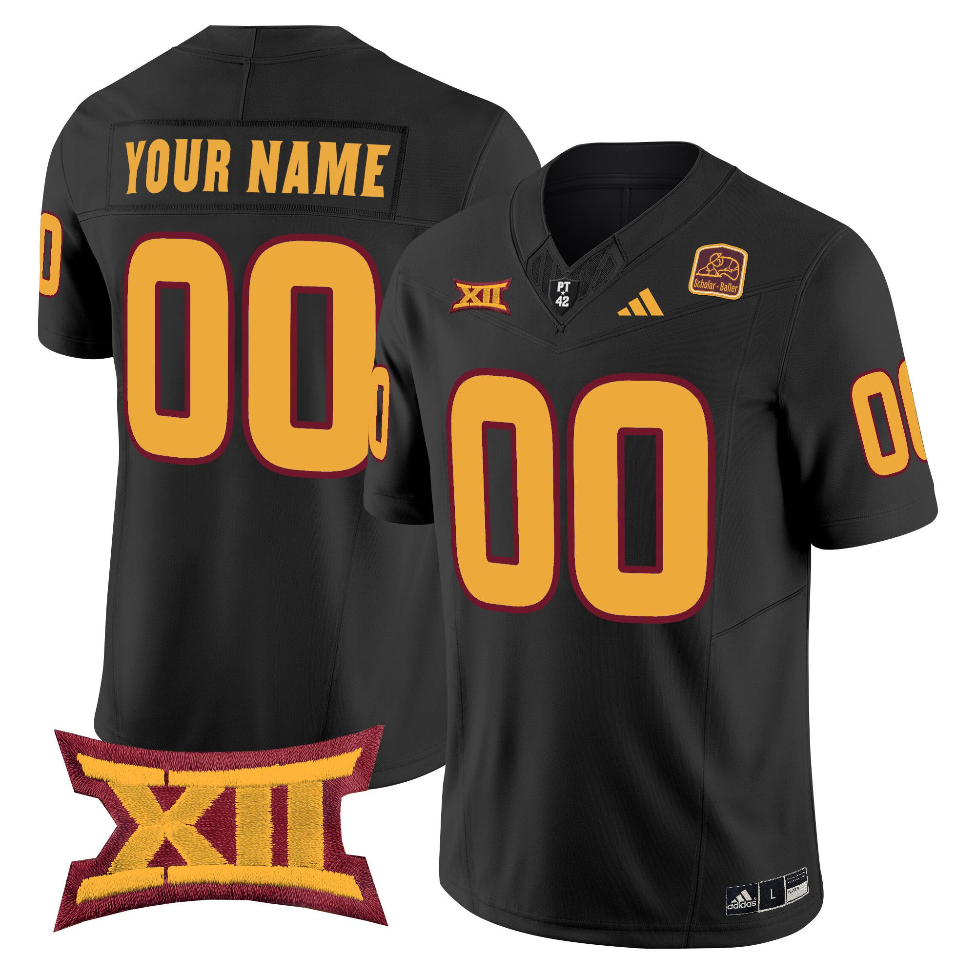 Men Arizona State Sun Devils Black 2024 Vapor Limited Custom NCAA Jersey style 1->customized ncaa jersey->Custom Jersey